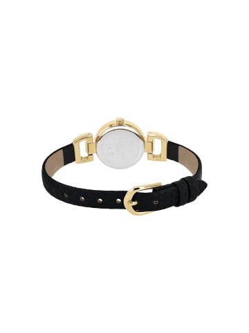 Noelani Quarzuhr PU/Kunstleder, Edelstahl in Schwarz