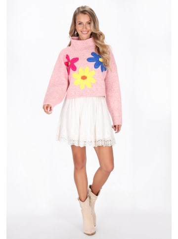 IZIA Women Sweater in rose