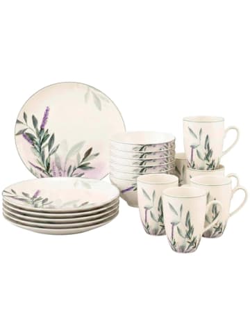 Seltmann Weiden 18-tlg. Frühstücks-Set Savona Provence in Bunt-Beige – in bunt-beige