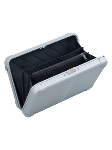 Aleon Vanity Case Umhängetasche Aluminium 25 cm platinum
