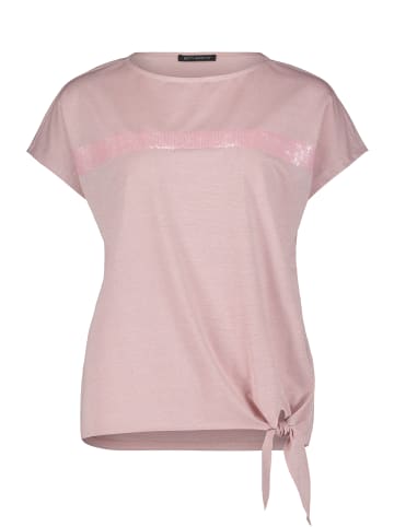 Betty Barclay Halbarm-Shirt mit Schleifenknoten in Powder Pink