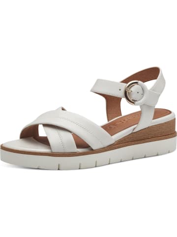 Tamaris Plateau-Sandaletten in WHITE LEATHER