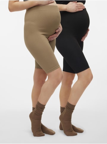 Vero Moda 2er-Pack Bikershorts in Tigers Eye