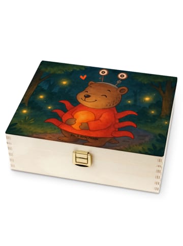 Mr. & Mrs. Panda Teebox Krebs Astrologie Design ohne Spruch in Weiß