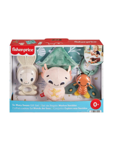 Fisher-Price Motorikspielzeug Sensimals Sensorische Erlebnisse Geschenkset für Babys, ab 6 M