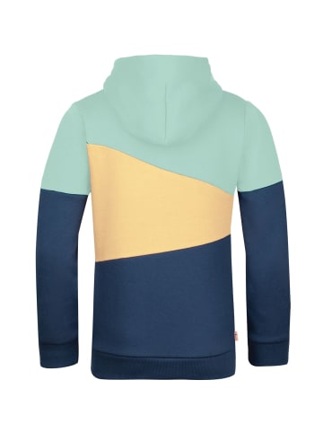 Trollkids Kapuzenpullover "Alesund" in Wasserblau/Honig/Marine