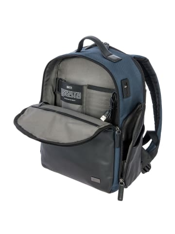 BRIC`s Monza Business-Rucksack 39 cm Laptopfach navy blu