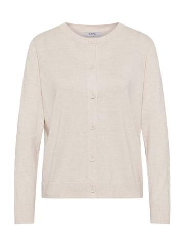 Cecil Strickjacke mit Knopfleiste in Beige