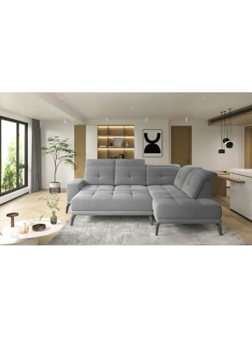MF Design Neviro Recamiere Rechts in Hellbraun -  (L) 200 x (B) 275 x (H) 98 cm