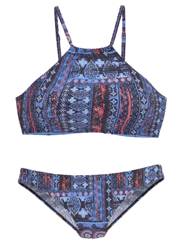 S. Oliver Bustier-Bikini in marine-bedruckt