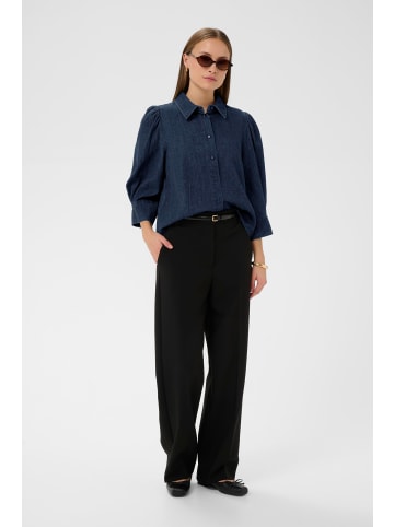 Soaked in Luxury Langarm - Hemd SLChaman Gerade Passform in Dark Blue Denim