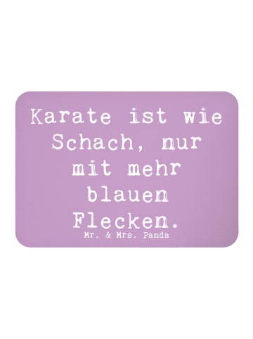 Mr. & Mrs. Panda Magnet Spruch Karate Schach mit Spruch in Lavendeltraum