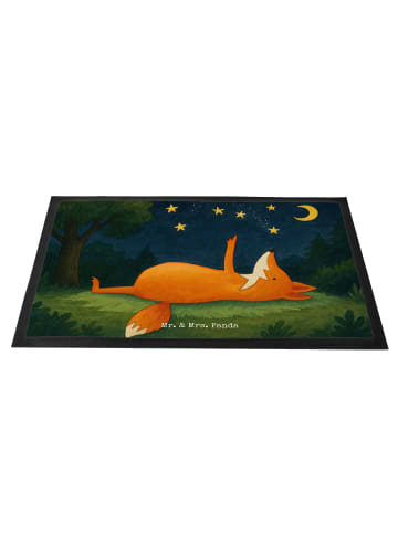 Mr. & Mrs. Panda Schmutzmatte Fuchs Sterne Design ohne Spruch in Weiß