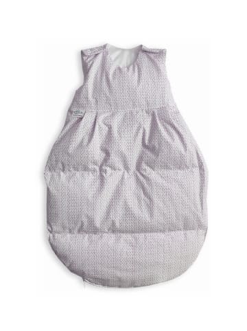 Kinderhaus Blaubär Odenwälder Daunen-Schlafsack Thermo-Nest TOP in Graphics Rose Quarz