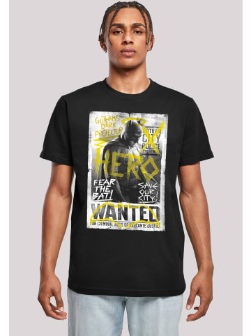 F4NT4STIC T-Shirt DC Comics Batman vs Superman Wanted Poster in schwarz