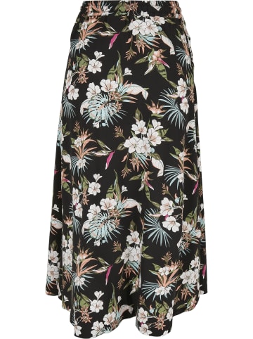Urban Classics Maxi Skirt in black tropical