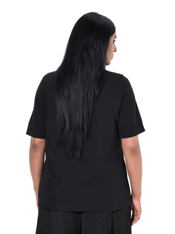 Ulla Popken Shirt in schwarz
