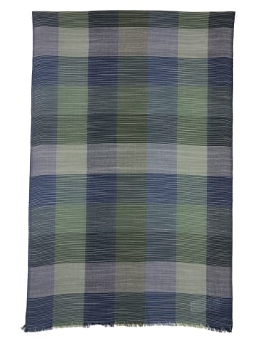 Nils Sundström Schal in marine schilf - 0001