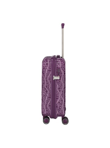 travelite Lascana Edition 4 Rollen Kabinentrolley S 50 cm plum
