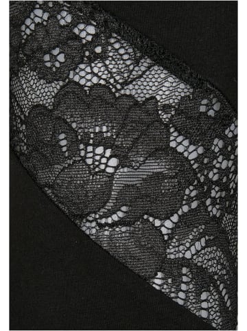 Urban Classics Urban Classics Damen Ladies Highwaist Lace Inset Leggings in black