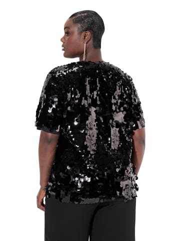 Ulla Popken Bluse in schwarz