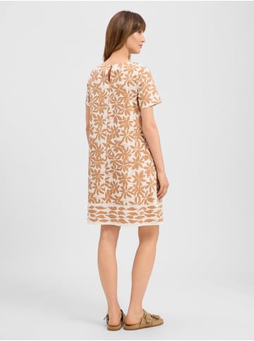 Robe Légère Kleid in beige weiß - 0001
