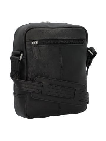 PICARD Milano Mini Bag Umhängetasche Leder 17 cm in schwarz