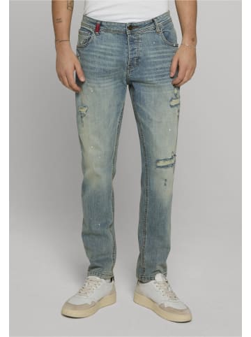 2Y Premium Slim Fit in sand blue