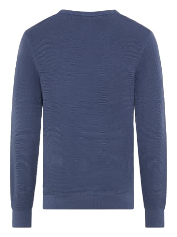 Man's World V-Ausschnitt-Pullover in jeansblau