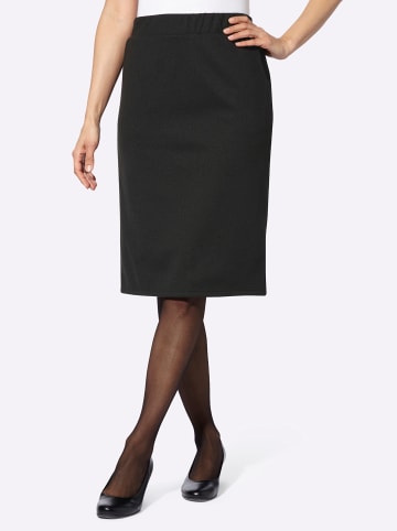 WITT WEIDEN Jerseyrock in schwarz