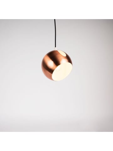 s.LUCE Galerieleuchte Ball tauschbarer Schirm 5m Abhängung in Kupfer