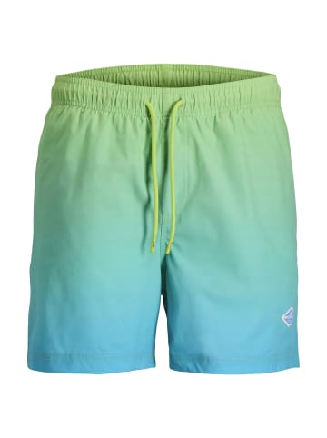 JACK & JONES Junior Bade-Shorts 'Maui Horizon' in grün