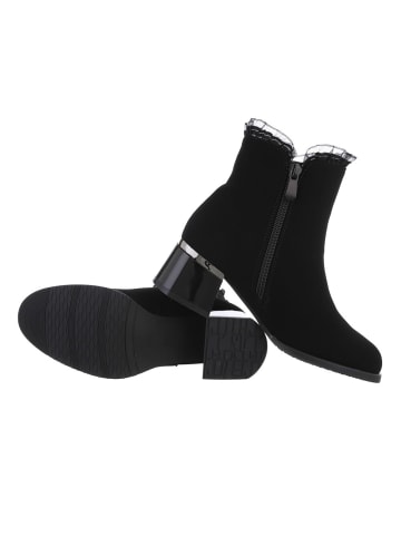 Ital-Design Stiefelette in Schwarz