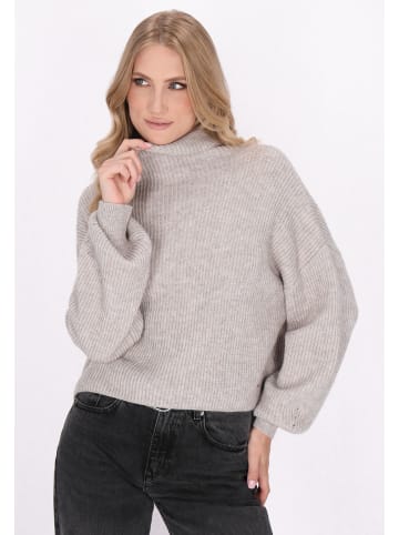 DreiMaster Klassik Damen Pullover in Grau Melange