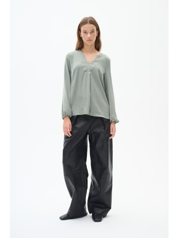 InWear Langarm-Bluse RindaIW Gerade Passform in Agave Green