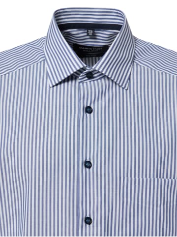 Andrew James Hemd in indigo weiß
