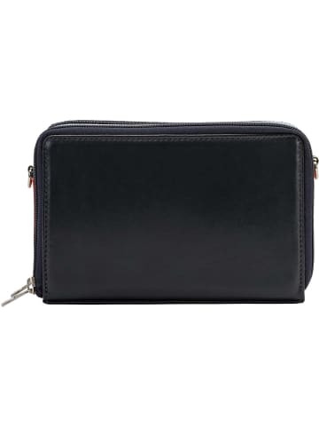 DuDu Ines Umhängetasche Leder 19 cm navy