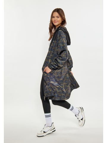 myMO ATHLSR Damen Mantel in Oliv Camouflage