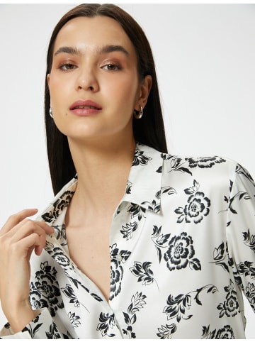 KOTON Tunik in Schwarz Gemustert