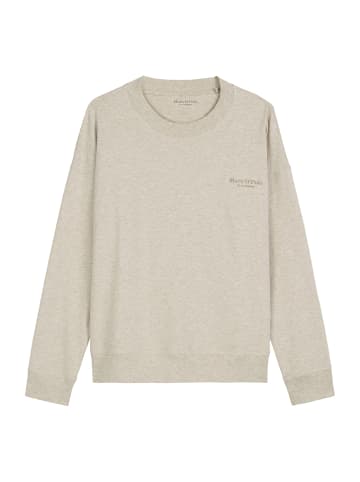 Marc O'Polo Pyjamaoberteil Mock Neck Top M-Line in chateau gray melange