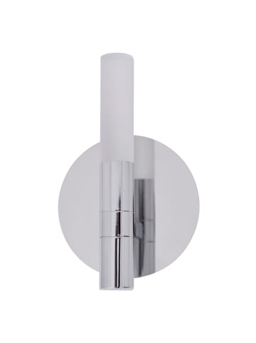näve LED Wandleuchte "CASTLE" in chrome - (L)13 cm x (B)13 cm x (H)19.5 cm - EEK G