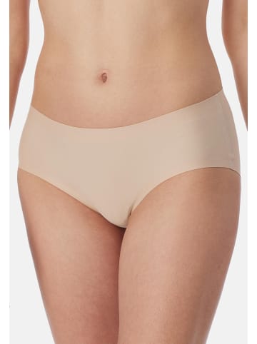 Schiesser Panty Invisible Cotton in Beige / dunkelblau
