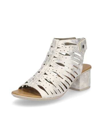 rieker Sandalette in silber metallic