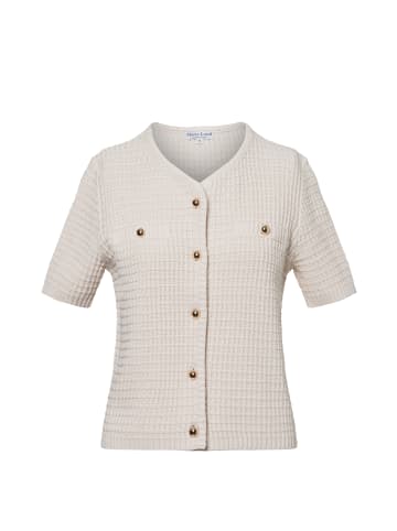 Marie Lund Strickjacke in ecru - 0007