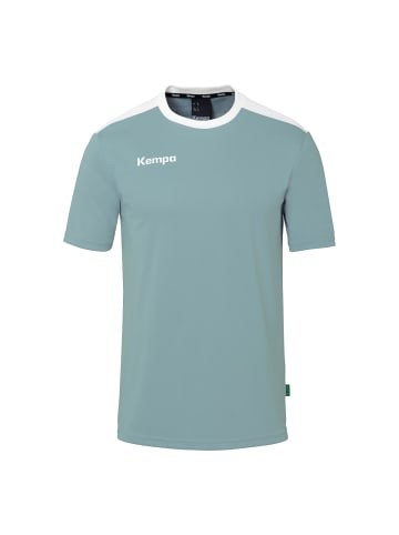 Kempa Trainings-T-Shirt Emotion 27 in aqua/weiß