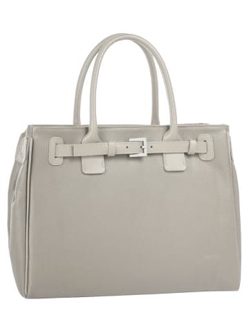 Cluty Handtasche echt Leder in grau