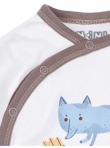 Nini Strampler Fuchs in weiß braun
