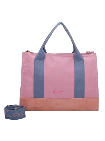 Fritzi aus Preußen Canvas Handtasche 40 cm in rosy