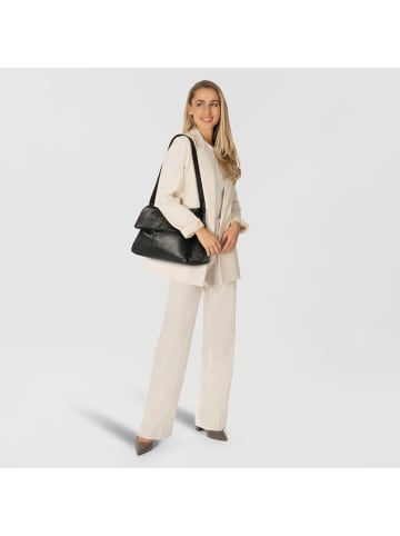 LIEBESKIND BERLIN Fiona Schultertasche Leder 33 cm in black