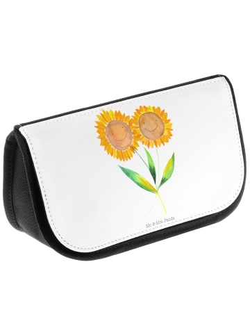 Mr. & Mrs. Panda Kulturtasche Blume Sonnenblume ohne Spruch in Weiß